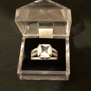 Sterling Silver 925 Topaz Ring